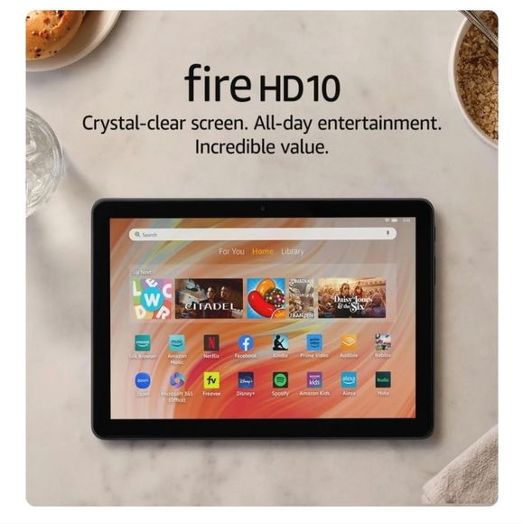 Like New Kindle HD 10 Tablet - Black - Picture 1 of 2